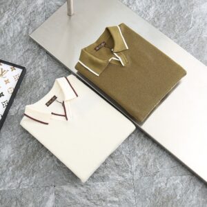 [국내배송]로로피아나 신상 넥배색 노버튼 양모카라티