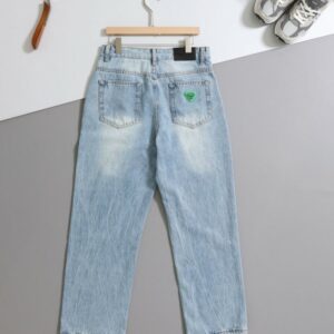 [국내배송]보테가 베네타 수입 그린 패치 스트레이트 팬츠