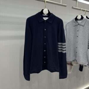 [국내배송]톰브라운 (최상위버전) 캐시미어 저지 스티치 사선 셔츠