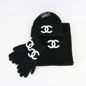 [국내배송]샤넬 머플러 비니 장갑 3종세트 수입최고급