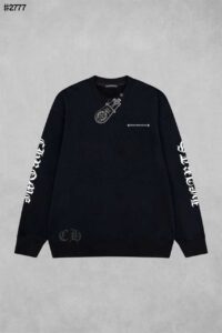 [국내배송]크롬하츠 세메터리 크로스 타이어 트랙 롱 슬리브 티셔츠