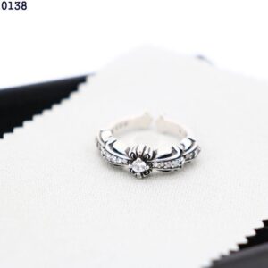 [국내배송]크롬하츠 베이비 클래식 더블 플로랄 크로스 링