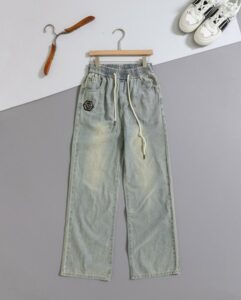 [국내배송]필립플레인 백 스컬패치 스트레이트 팬츠