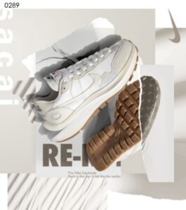 [국내배송]사카이 X 나이키 Vaporwaffle Sacai Sail Gum