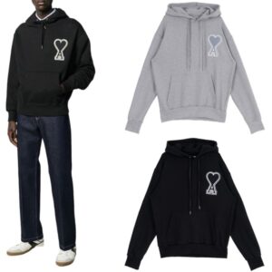 [국내배송]아미 하트로고 후드 2Color