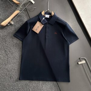 [국내배송]버버리 기사 자수로고 포인트 카라티셔츠