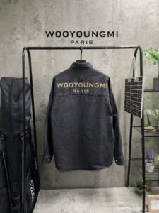 [국내배송]우영미 백로고 데님 오버셔츠