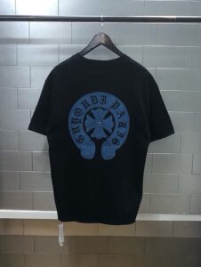 [국내배송]크롬하츠 데님패치 반팔 티셔츠