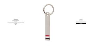 [국내배송]톰브라운 키링(실버)