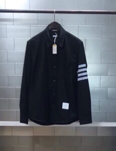 [국내배송]톰브라운 4BAR 울 스냅 프론트 셔츠자켓