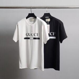 [국내배송]구찌 클래식 띠로고 코튼 반팔티