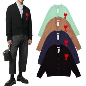 [국내배송]아미 파리스 꾀흐 오버사이즈 가디건(4color)