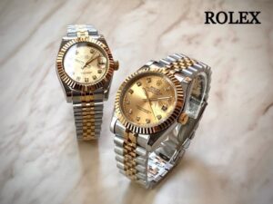 [국내배송]로렉스 데이저스트 텐포인트 골드다이얼 콤비 커플