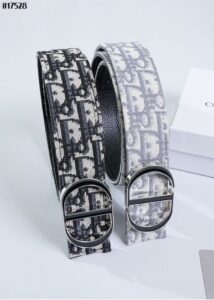 [국내배송]크리스찬 디올 블랙 CD 오블리크 자카드 리버서블 레더 벨트