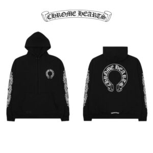 [국내배송]크롬하츠 홀스슈 플로랄 후드(블랙)