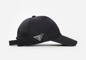 [국내배송]프라다 삼각로고 캡모자(블랙)