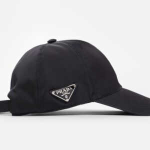 [국내배송]프라다 삼각로고 캡모자(블랙)