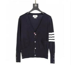 [국내배송]톰라운 25S/S 4BAR 사선완장 캐시미어 가디건