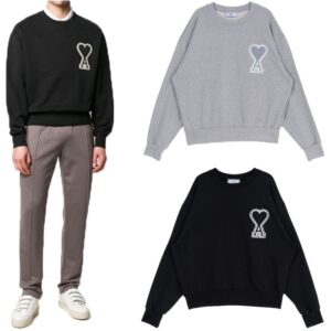 [국내배송]아미 하트로고 맨투맨 2Color