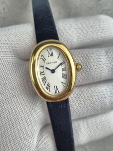 [국내배송]까르띠에 베누아 화이트다이얼로마 골드