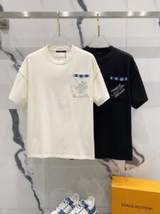 [국내배송]루이비통 다미에 포켓자수 티셔츠