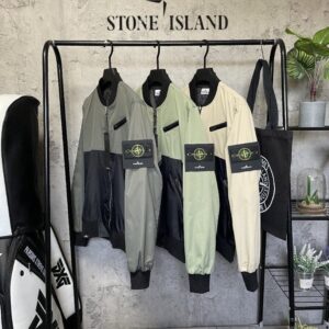 [국내배송]스톤아일랜드 햐프 배색 블루종