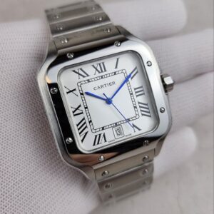 [국내배송]까르띠에 산토스 화이트다이얼