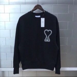 [국내배송]아미 빅하트 아플리케패치 맨투맨