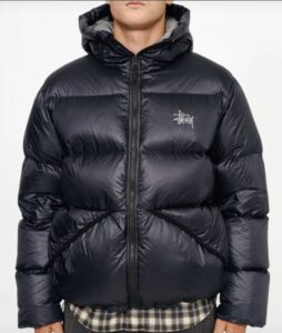 [국내배송]스투시 마이크로 립스탑 팬텀 패딩(블랙)