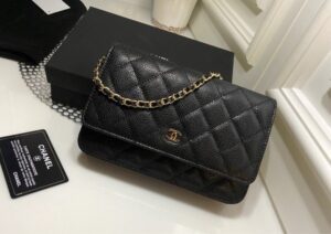 [국내배송]샤넬 WOC 캐비어 금장 뉴버젼