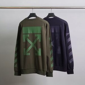 [국내배송]오프화이트 시밀러 맨투맨