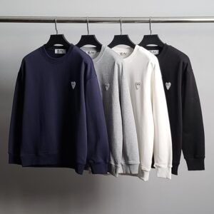 [국내배송]꼼데가르송 화이트와펜 코튼 맨투맨