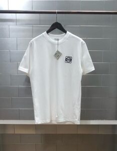 [국내배송]로에베 로고자수 반팔 티셔츠