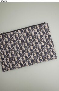 [국내배송]디올 오블리크 자카드 A4 지퍼 파우치