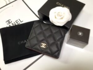[국내배송]샤넬 클래식 더블 똑딱이 반지갑