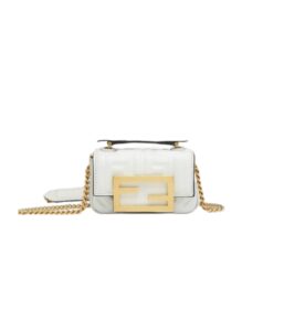 [프리미엄/해외배송]펜디 바게트 백 나노(화이트)